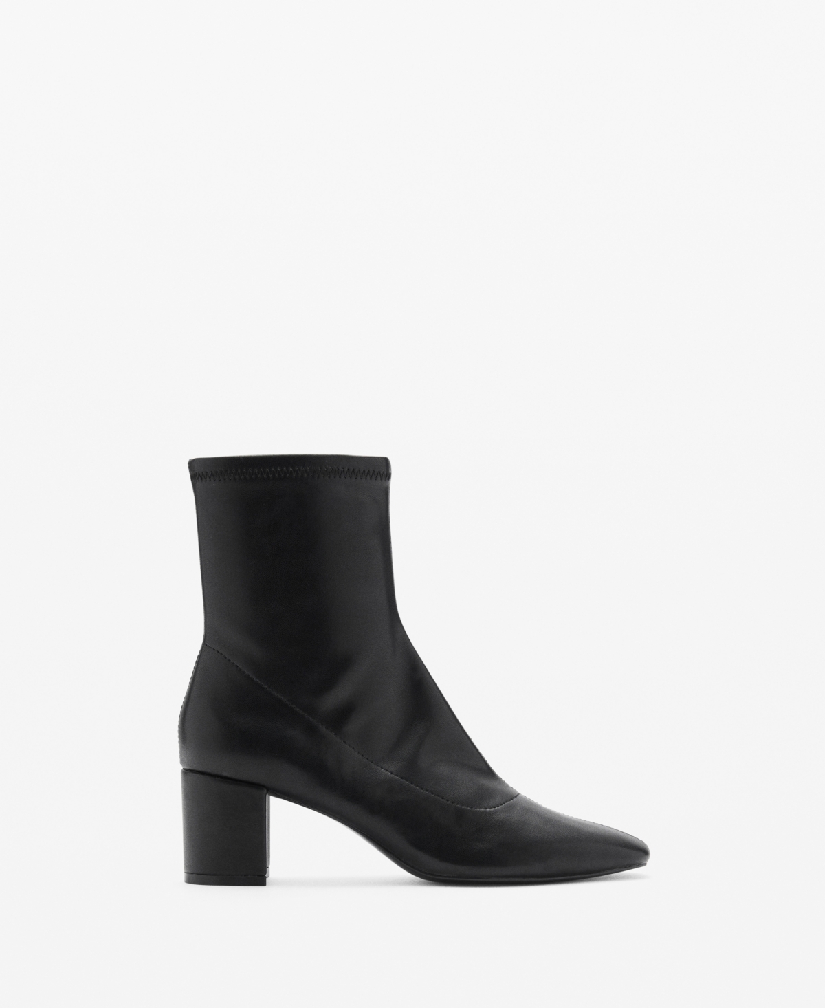 Mango Women's Block-heel Ankle Boots In Black