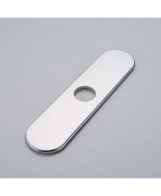 Chrome Sink Hole Cover Escutcheon Round 10" Bathroom or Kitchen Sink Faucet 1 or 3 Hole Cover Deck Plate