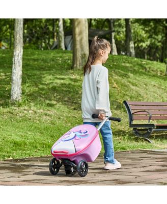 GoVoyage 3-Wheel Kids Luggage Scooter with Light-Up Wheels | Blue