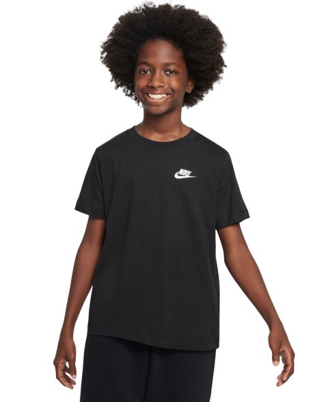 Детская футболка Nike Sportswear Embroidered Logo Graphic, цвет: Чёрный