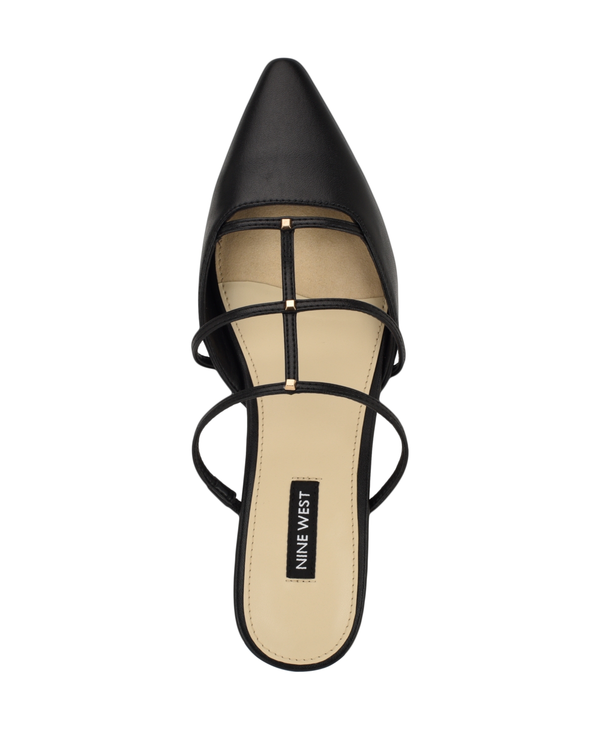 Shop Nine West Women's Paoly Caged Slip-on Mule Flats In Black