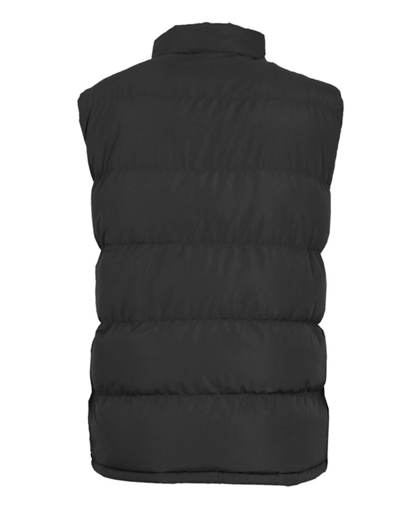 Мужской жилет Spire By Galaxy Modern Fit Heavyweight Puffer Bubble Vest, цвет: Чёрный — фото 2