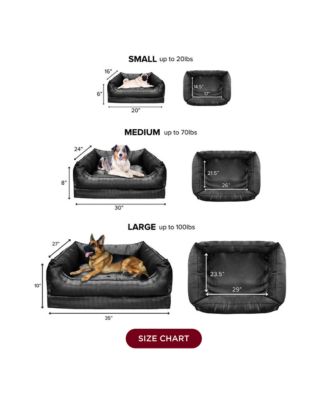 Calming Dog Bed with Mulberry Silk – Soft, Washable & Hypoallergenic