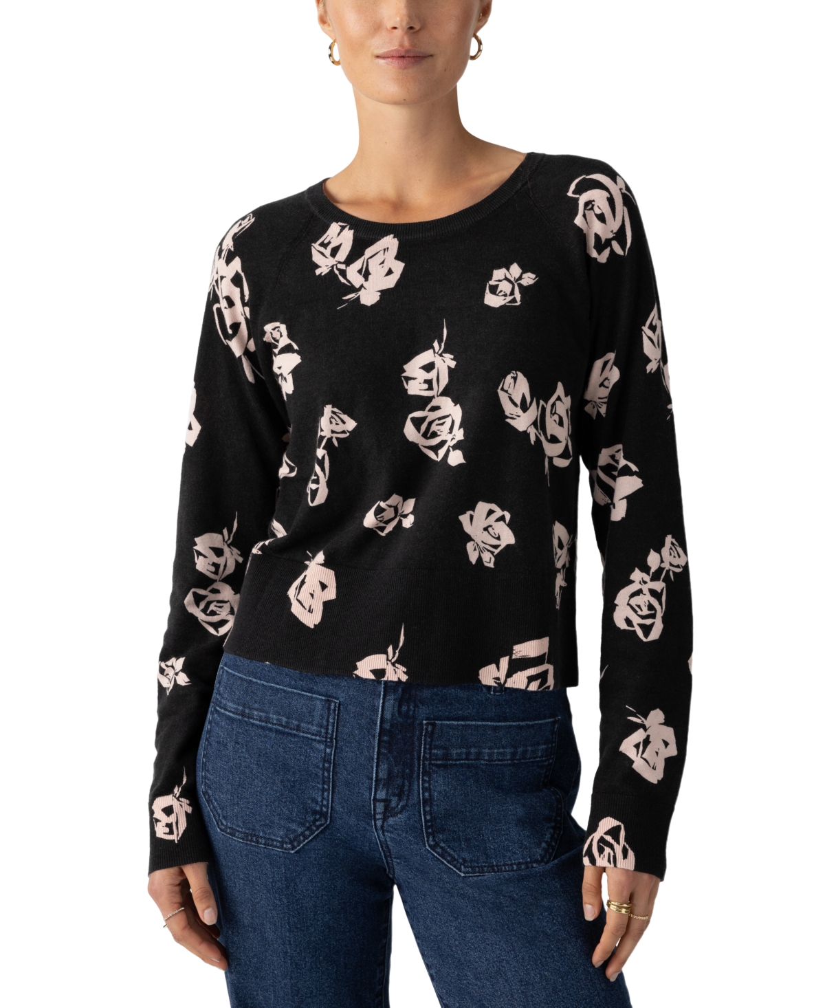 All Day Long Sweater - Rose Pop Rosewood