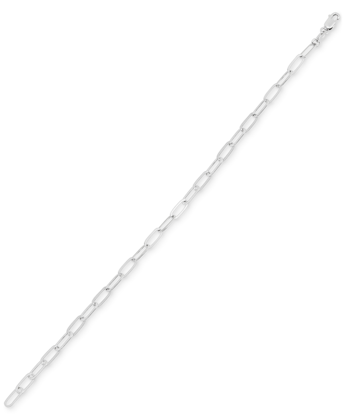 Giani Bernini 2-pc. Set Paperclip Link Chain Necklace & Matching Bracelet, Created For Macy's In Silver