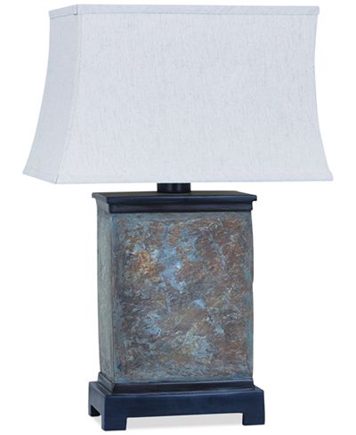 Crestview Slate Slab Table Lamp