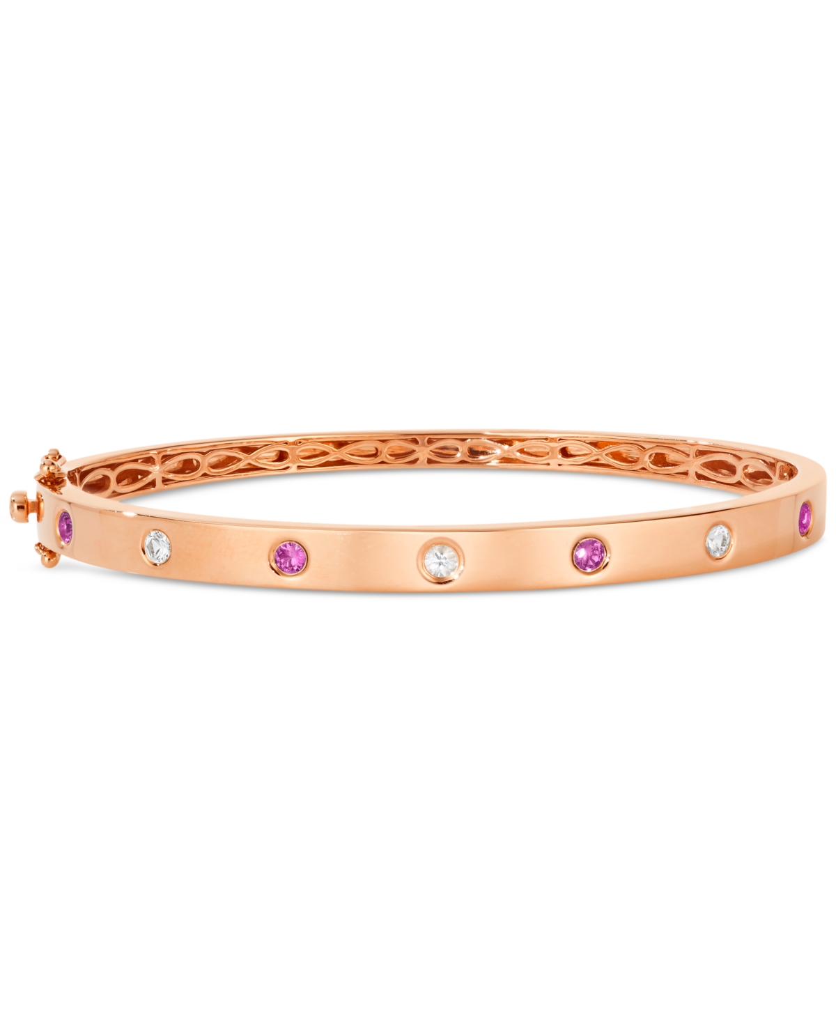 Le Vian Anywear Everywear Blueberry Sapphire (1/4 Ct. T.w.) & White Sapphire (1/4 Ct. T.w.) Or Pink Sapphire In Rose Gold  Pink Sapphire