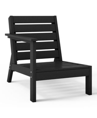 Outdoor Patio 3-Piece HDPE Deep Seating Sectional Sofa