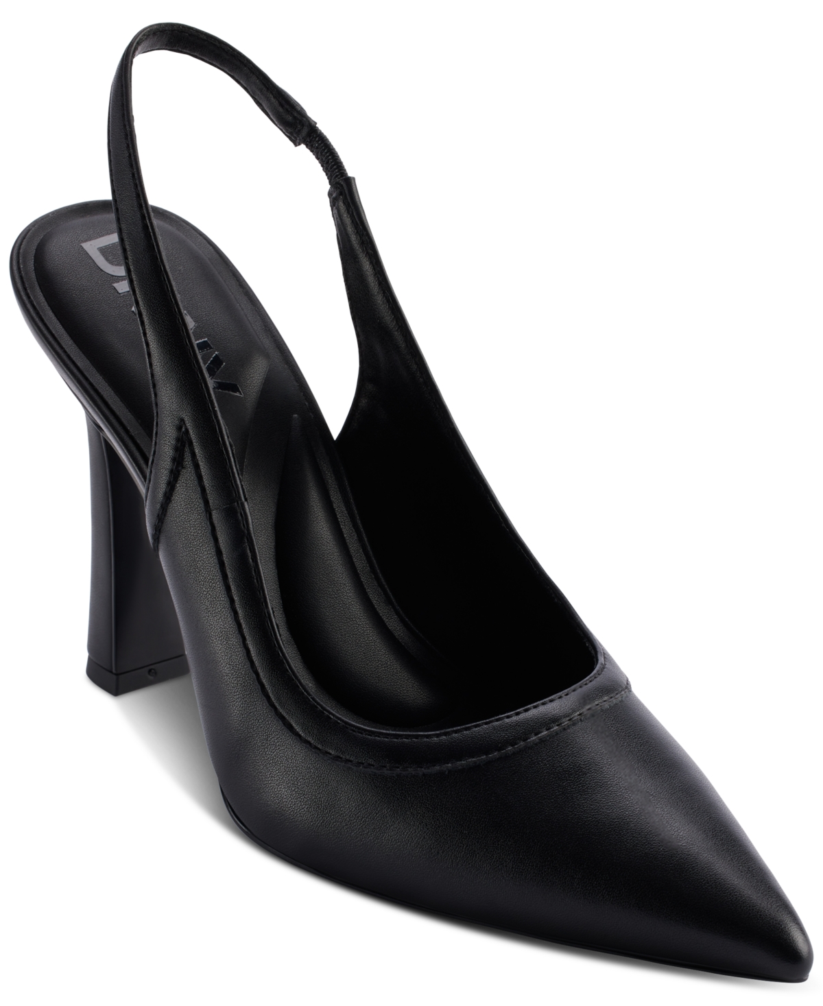 Dkny Cinette Slingback Pointed Toe Pump In Black