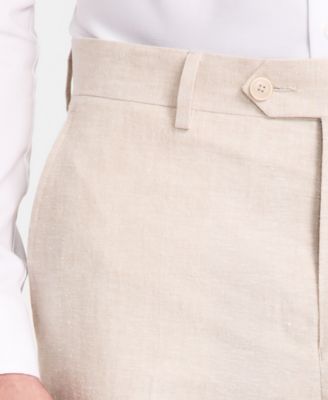 Men's Slim-Fit Linen Suit Pants, Exclusively at Macy's