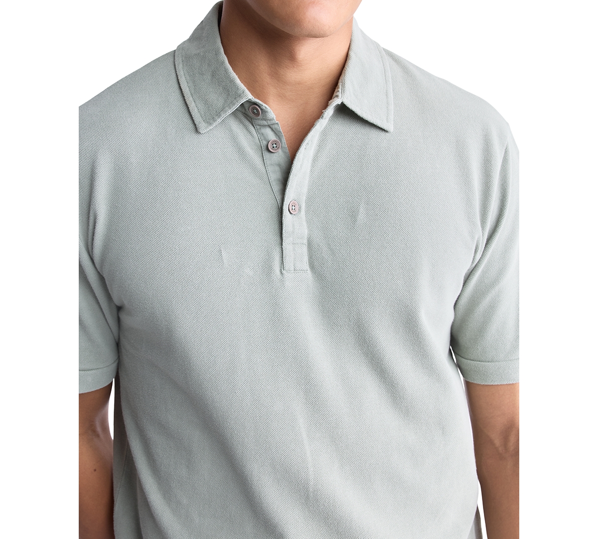 Buffalo David Bitton Men's Kabold Cotton Washed Polo Shirt In Iceberg Green