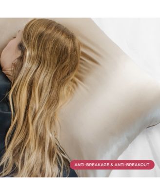 22 Momme 100% Mulberry Silk Pillowcase, Zipper, Machine Washable