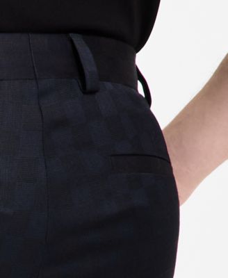 Men's Modern-Fit Wool Blend Suit Pants