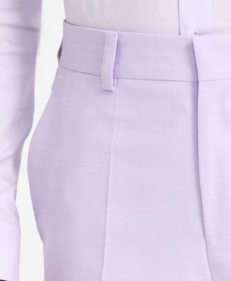 Men's Modern-Fit Wool Blend Suit Pants