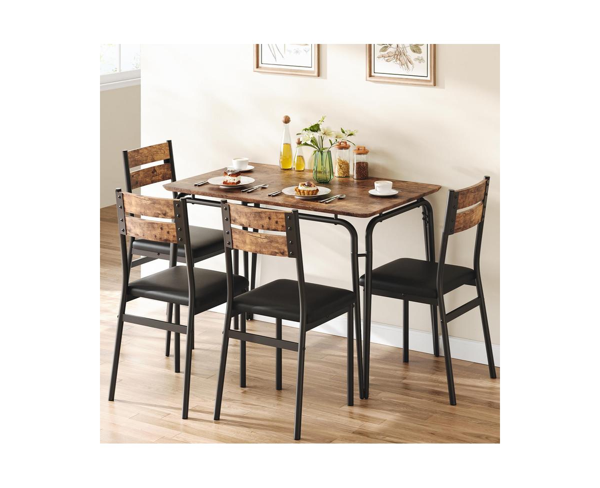 gaomon Dining Table for 2, Small Table and Chairs Set of 2, Square Dinette Set for 2, Dinner Table Set, 3 Piece Kitchen & Dining Room Sets for Small S