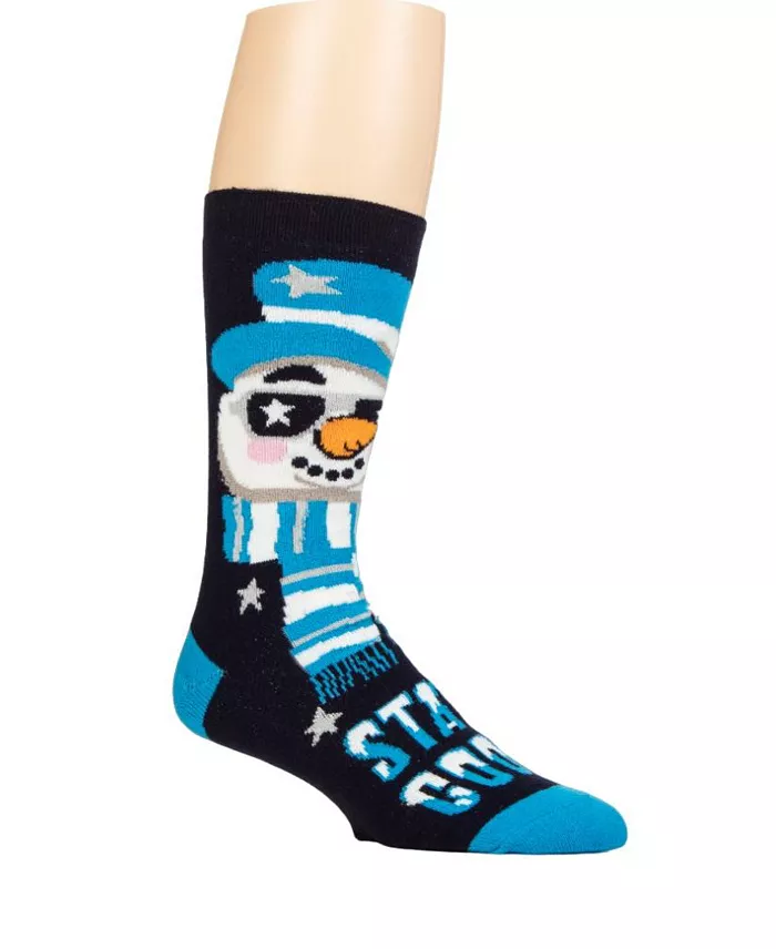 Men’s Ultra Lite Eddie Festive Santa Crew Sock - thumbnail 3