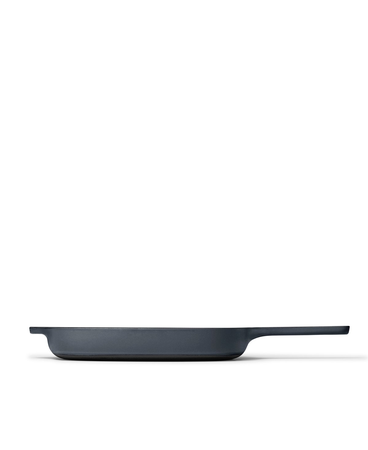 Shop Caraway Enameled Cast Iron 10.5" Grill Pan In Midnight Blue