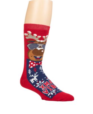 Men’s Ultra Lite Eddie Festive Santa Crew Sock