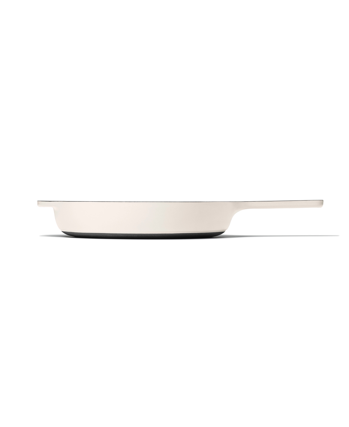 Caraway 10.5-inch Enameled Cast Iron Skillet In Cream
