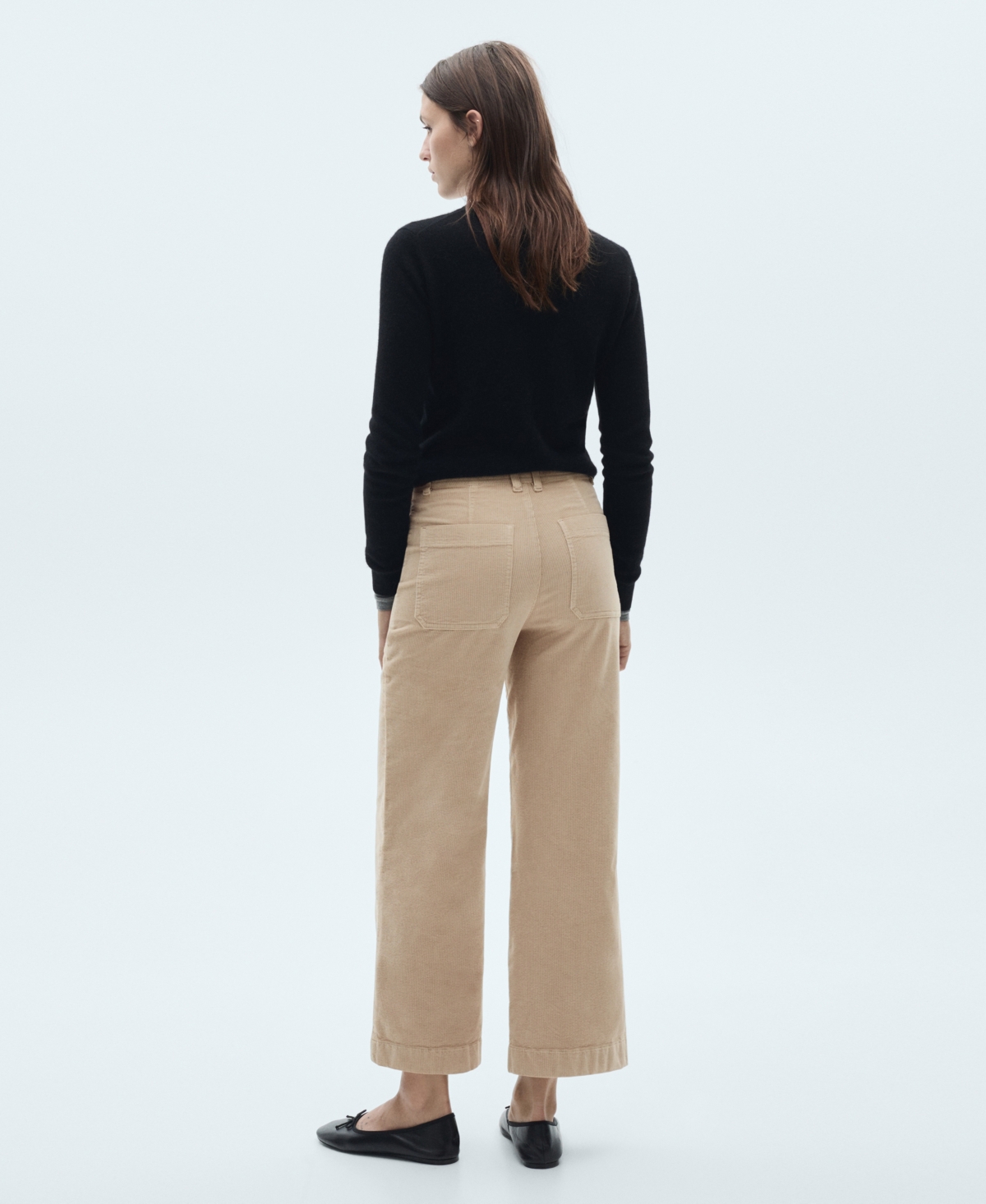 Mango Women's Catherin Culotte Corduroy Pants