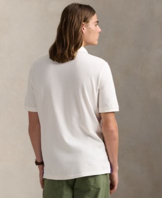 Men's Classic-Fit Mesh Graphic Polo Shirt