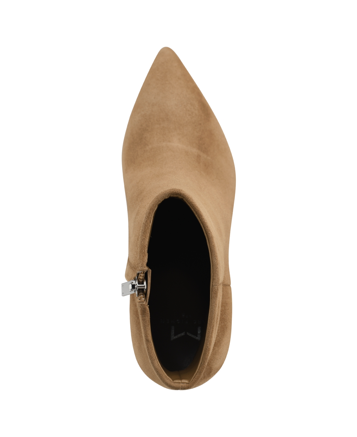 Marc Fisher Ltd Women's Jarli Block Heel Dress Booties In Medium Natural Suede