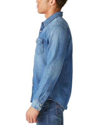 Men's Sawtooth Denim Western Shirt