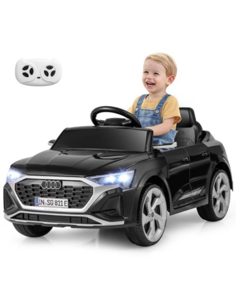 Детская игрушка Gymax Audi SQ8 12V Remote Control 3-Speed Ride-On Car, 66 lb. Capacity, Ages 3+, цвет: Чёрный