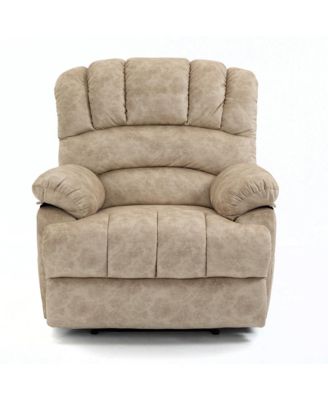 38.50" Large Manual Recliner Chair in Fabric for Living Room