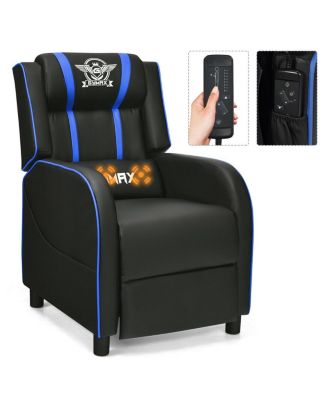 Massage Racing Gaming Single Recliner Chair