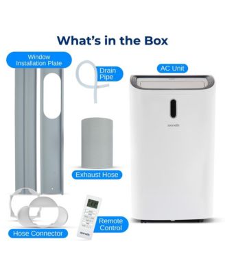 Portable Air Conditioner, 14000 BTU, Dehumidifier & Fan Modes