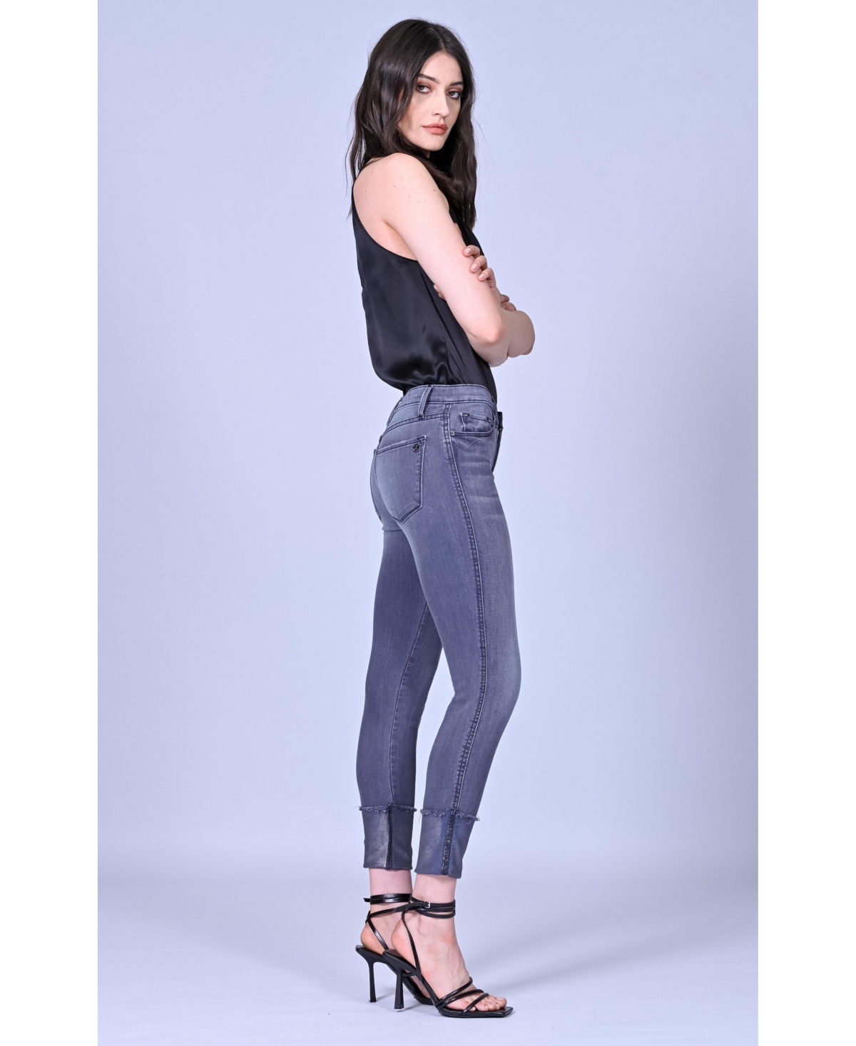 Black Orchid Denim Women's Hailee Cuffed Skinny