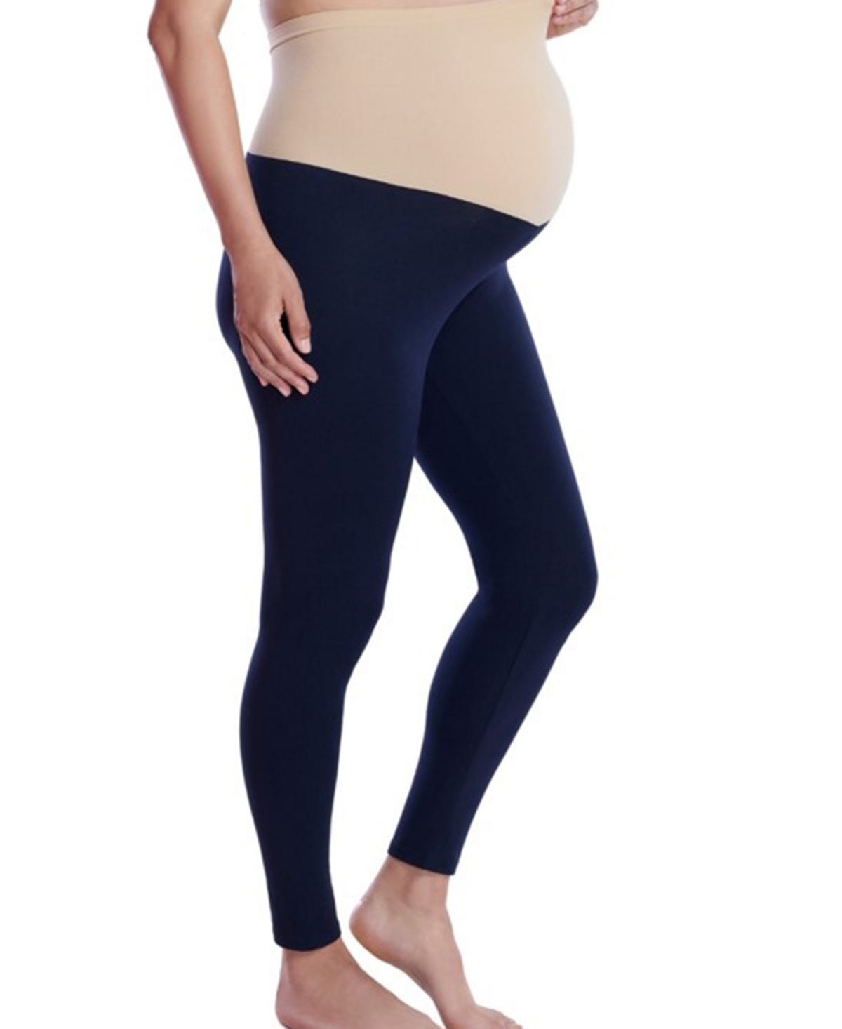 Maternity Essential Stretch Secret Fit Over the Belly Leggings - Motherhood - Heather grey