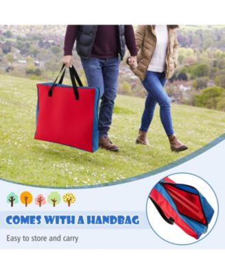 Jumbo 4-to-Score Connect Game Set with Carrying Bag and 42 Coins