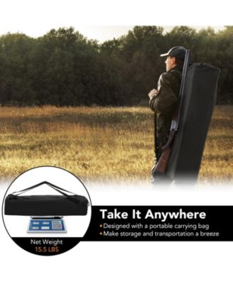 360  One Way See Through Ground Hunting Blind for Deer and Turkey Hunting