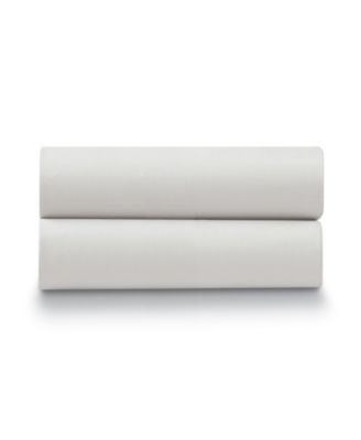 Percale Cool and Crisp 500 Thread Count 100% Cotton Pillowcase Set, King