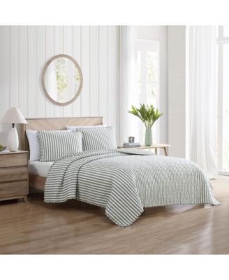 Way Ticking Stripe Quilt-Sham Set