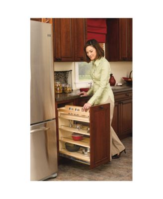 11" Pullout Kitchen Cabinet Organizer Pantry Spice Rack, 448-BC-11C
