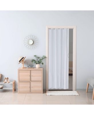 Contempora Accordion Folding Door, 36 x 80 Inches, Sand White