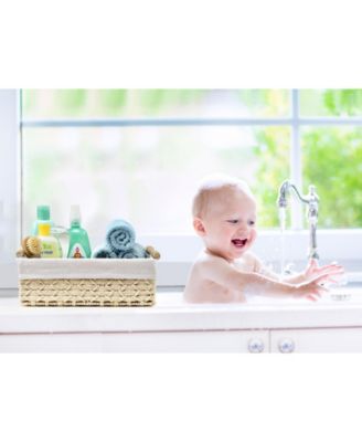 2-Pack Handmade Storage Paper Rope Baskets Set: Bohemian Design for Household Essentials - Durable, Compact, Perfect for All Decor