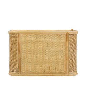 17.7" Rattan Nightstand