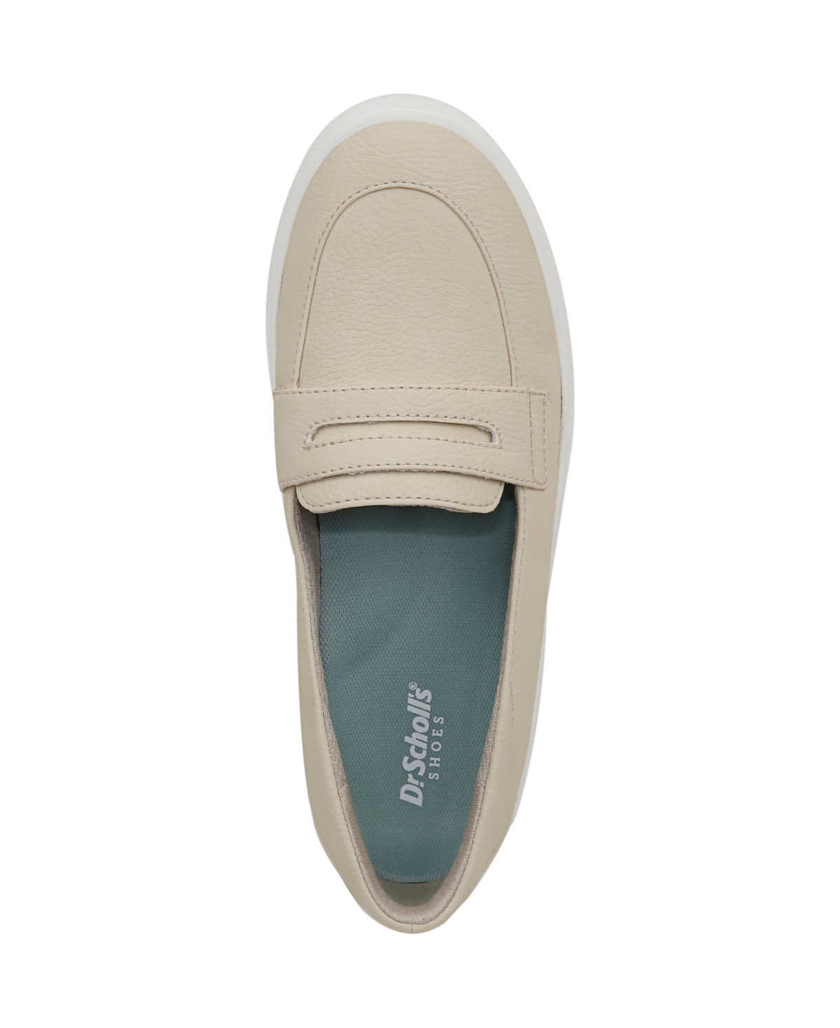 Shop Dr. Scholl's Women's Nova Moc Slip On Loafers In Porcelain Faux Leather