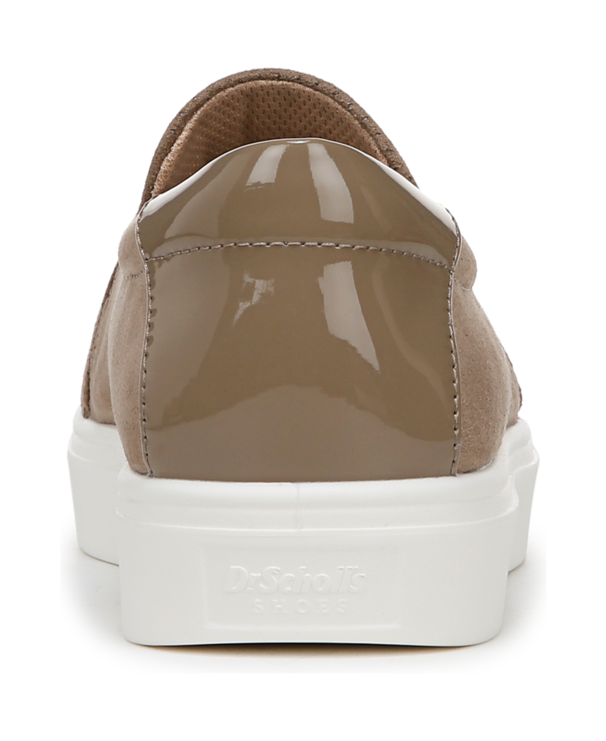Shop Dr. Scholl's Women's Madison Cloud Slip On Sneakers In Mocha Taupe Microfiber