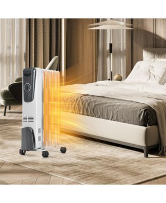 1500W Electric Space Heater with Adjustable Thermostat