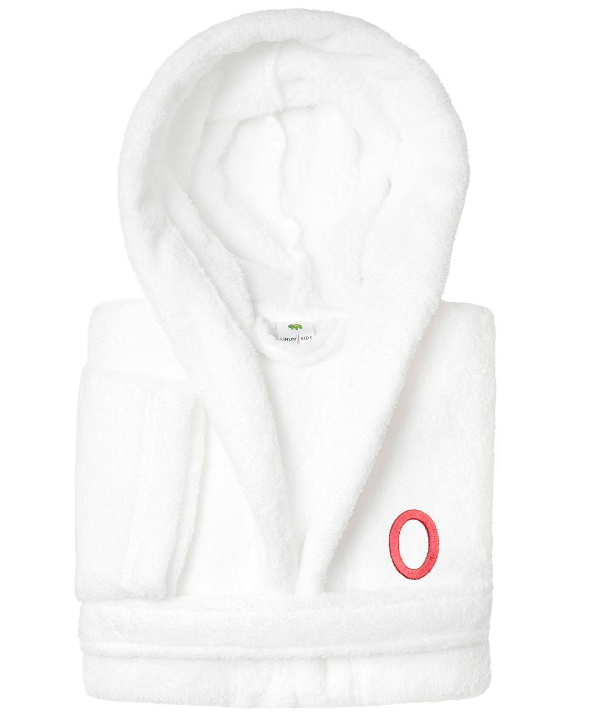 LINUM HOME PERSONALIZED KIDS SUPER PLUSH HOODED BATHROBE 
