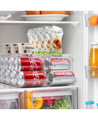 Clear 10-Can Organizer with Lid (2 Pack)