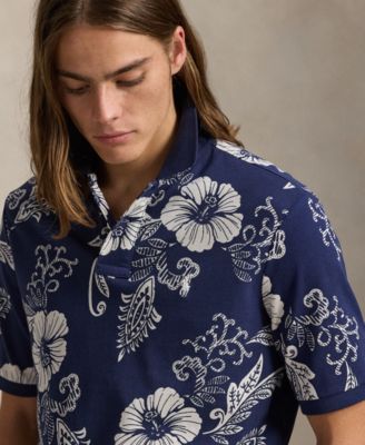 Polo Ralph Lauren ハイビスカスメッシュポロシャツ Polo Ralph Lauren Men's Classic-Fit Hibiscus Mesh Polo Shirt