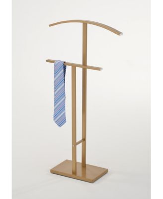 Dossi Metal Suit Valet Stand, Clothes Rack, Clothing Organizer, Jacket Hanger, Tie Hanger