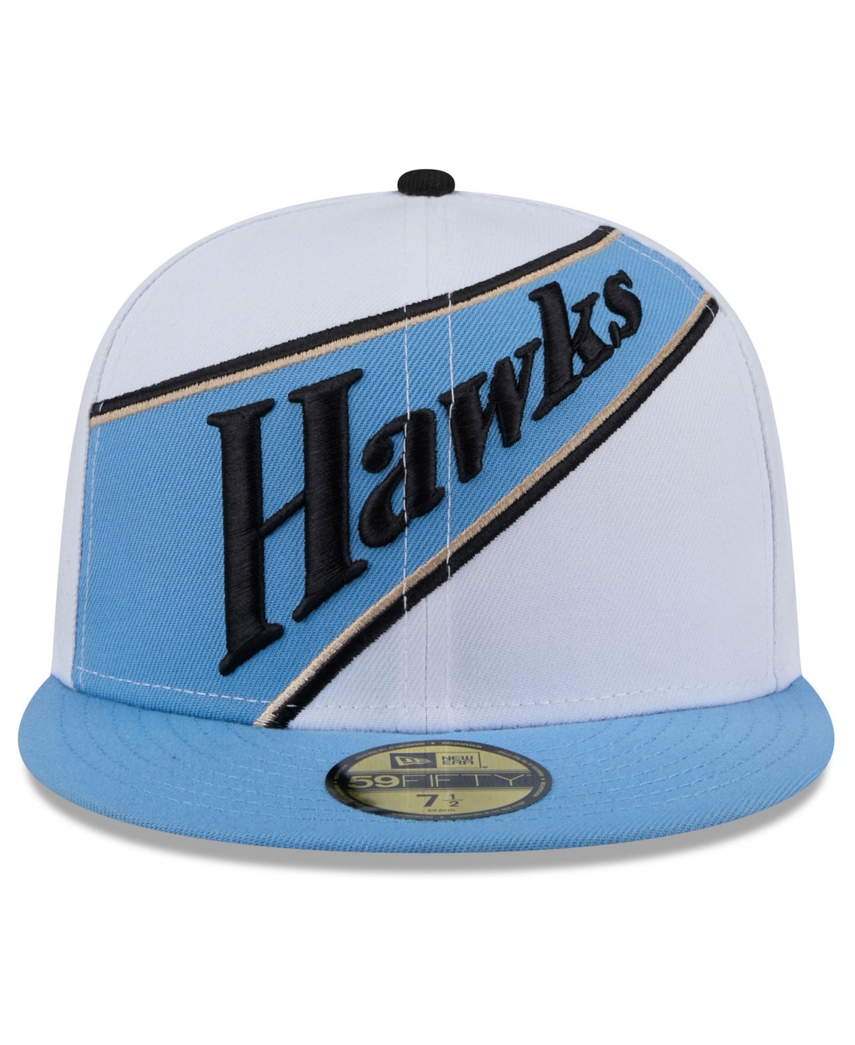 New Era Men'sAtlanta Hawks 2024/25 City Edition 59FIFTY Fitted Hat - White