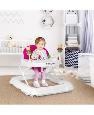 Adjustable Height Removable Folding Portable Baby Walker